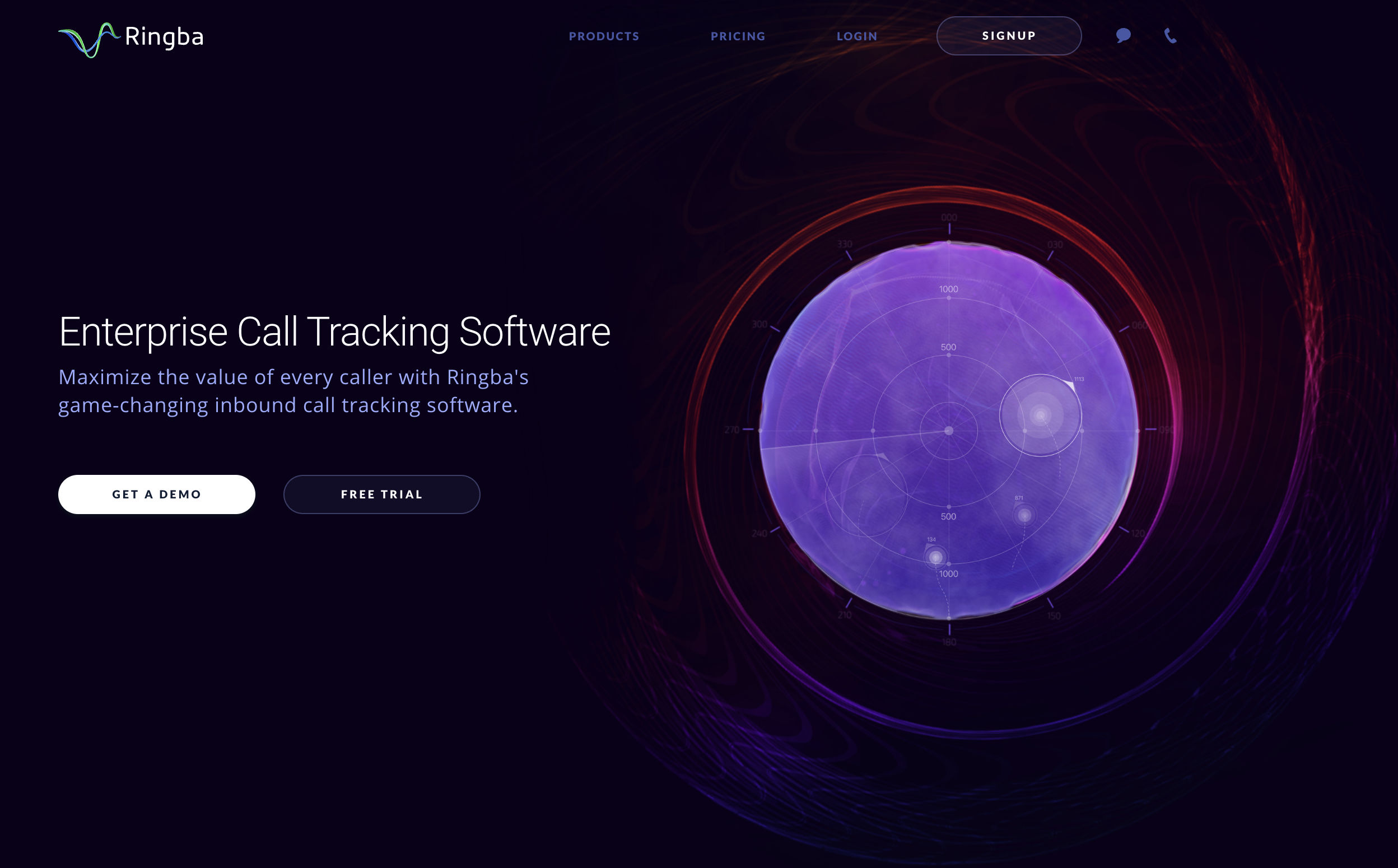 a link to https://www.ringba.com/ 
